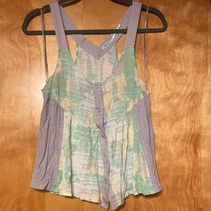 Kimchi Blue button up tank mint green M